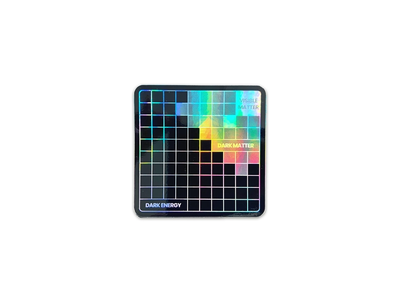 Universe Composition Holographic Sticker