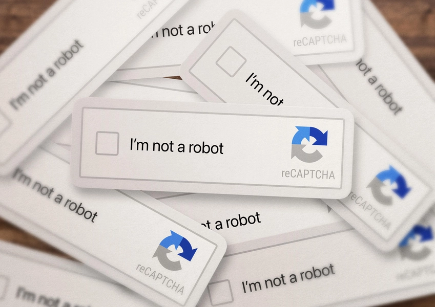 RECAPTCHA Im Not A Robot Sticker
