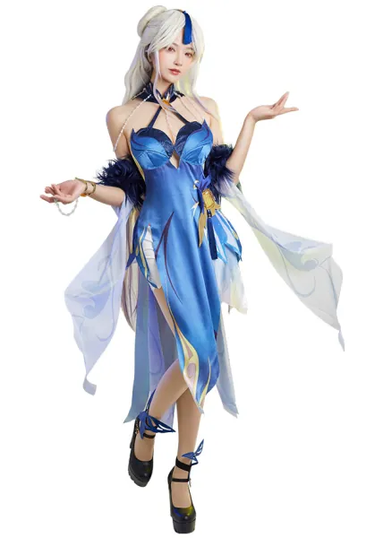 Genshin Impactย Ningguang Orchid's Evening Gown New Skin Cosplay Costume