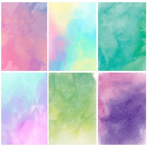 Vintage Watercolor Portrait Photography Backdrops Studio Props Gradient Solid Color Photo Backgrounds  211014 PPL-02