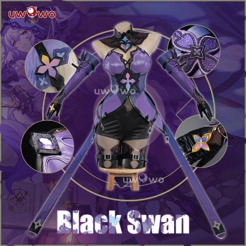 【Pre-sale】Uwowo Honkai Star Rail Black Swan Cosplay Costume | M