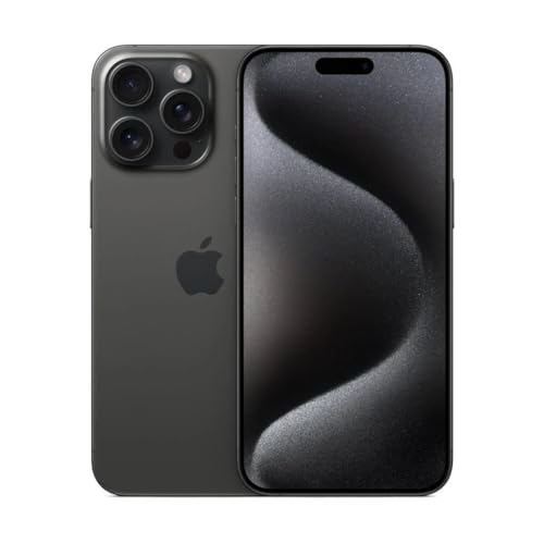 Apple iPhone 15 Pro Max, 1TB, Black Titanium - Unlocked (Renewed) - Unlocked - Black Titanium - 1TB
