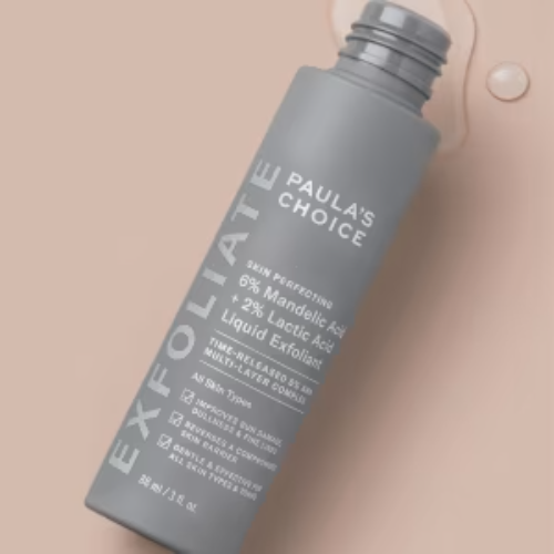 6% Mandelic + 2% Lactic Acid AHA Liquid Exfoliant Paula's Choice