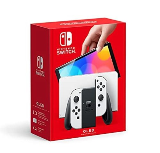 Nintendo Switch OLED Model w/White Joy-Con (Renewed) - White