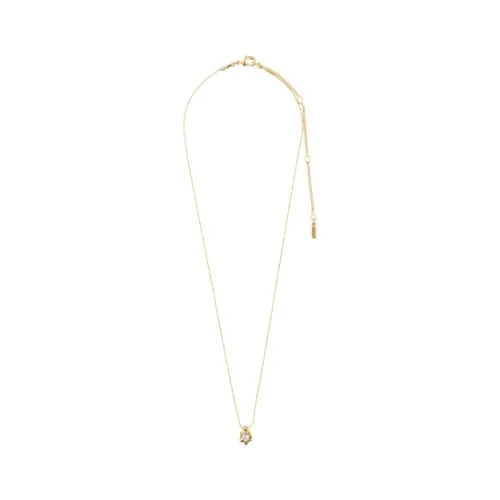 TINA gold necklace with crystal