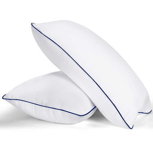 MZOIMZO Bed Pillows for Sleeping- Queen Size, Set of 2, Cooling Hotel Quality with Premium Soft Down Alternative Fill for Back, Stomach or Side Sleepers, 45×70CM