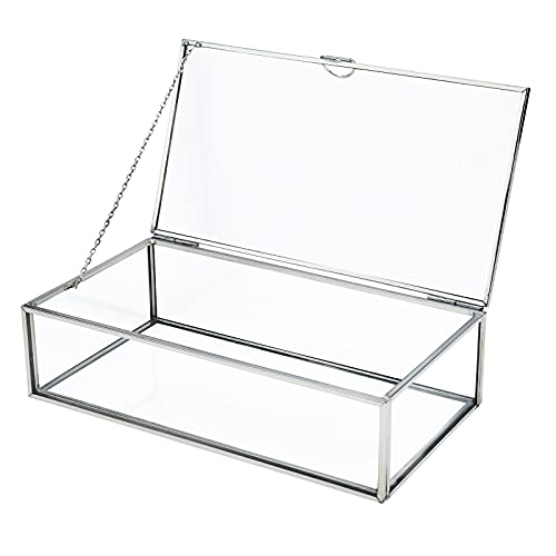 Glass Lidded Box, For Stickers