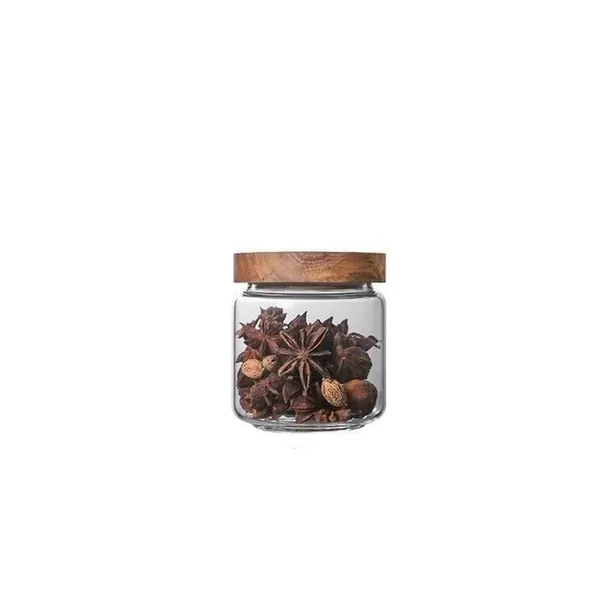 Acacia Food Glass Storage Jars by Estilo Living - 350ml