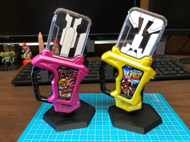Kamen Rider Ex-Aid 3D Printed Gashat Display Stand 3 Pack
