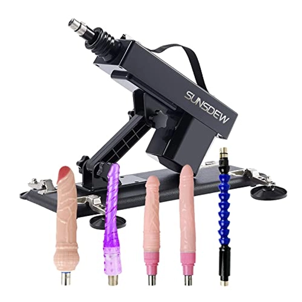Automatic Sex Machine Sex Toys,Thrusting Machines for Men Women,Love Machine Device Gun with 4PCS Realistic Dildos and 28CM Extension Rod