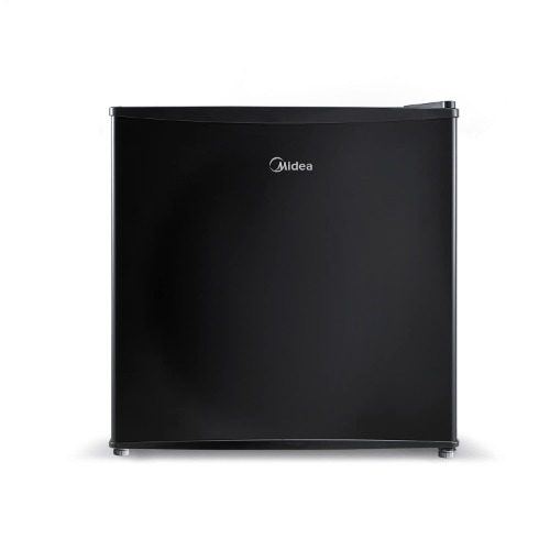 Midea WHS-65LB1 Compact Single Reversible Door Refrigerator, 1.6 Cubic Feet(0.045 Cubic Meter), Black - Black 1.6 Cubic Feet Refrigerator