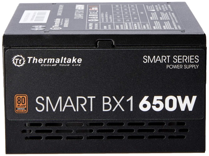 Thermaltake Smart BX1 650W 80+ Bronze PSU - BX1