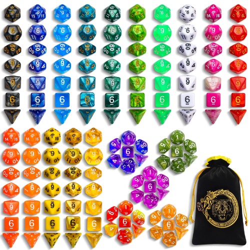 DND Dice Set, 140PCS