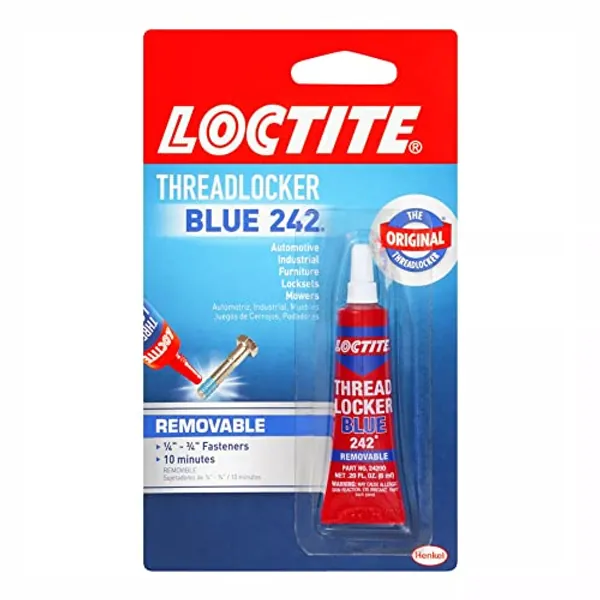 Loctite Threadlocker Blue 242 Nut/Bolt Locker