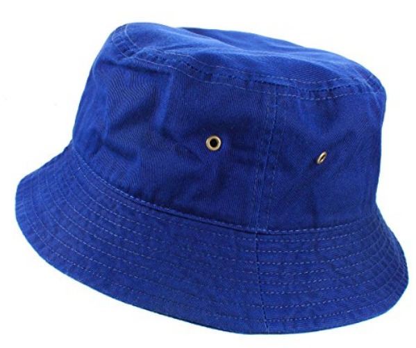 100% Cotton Bucket Hat for Women - Royal Blue