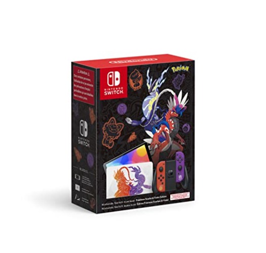 Nintendo Switch – OLED Model Pokemon Scarlet and Violet Limited Edition - Pokemon Scarlet and Violet Edition - Console