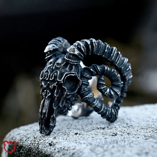 Sheep Skull Ring - 7