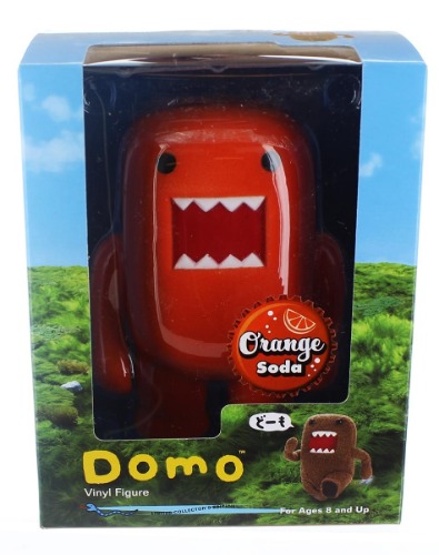 Domo 4" Vinyl Figure: Flocked Orange Soda