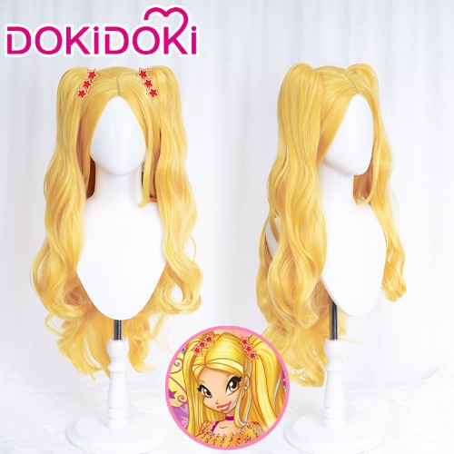 DokiDoki Anime Winx Club Cosplay Stella Cosplay Wig | Stella-PRESALE