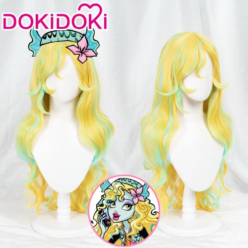 DokiDoki Anime Monster High Cosplay Lagoona Blue Cosplay Wig