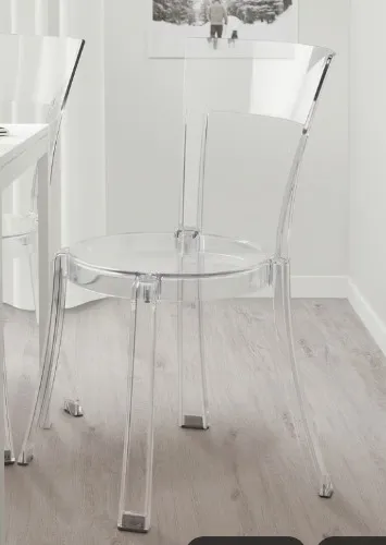 Clear chair for special fun..