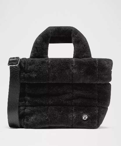 Quilted Grid Tote Bag Mini 5L *Plush Fleece