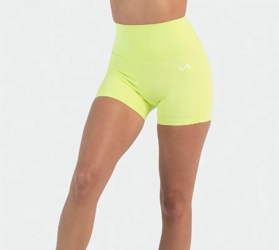 Tempo Glo  4 Inch Workout Shorts | Limeade / XS