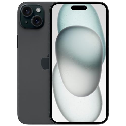 Apple iPhone 15, 256GB, Black - Unlocked (Renewed) - Unlocked - Black - 256GB