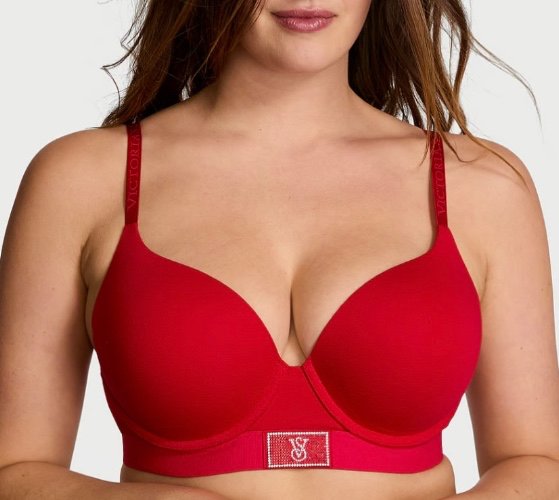 Shine Patch Push-Up Perfect Shape Bra
