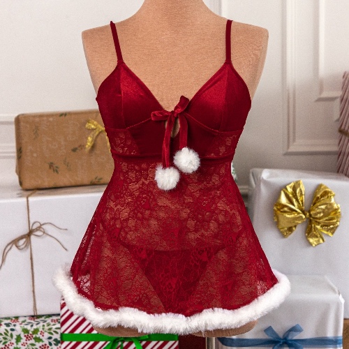 Lace & Velvet Babydoll