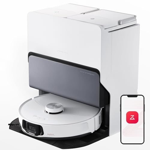roborock S8 MaxV Ultra Robot Vacuum & Sonic Mop, 10000 Pa Suction, Corner to Edge Deep Cleaning, Hot Air Self-Drying, Auto Empty & Refill, Detergent Dispenser, Obstacle Avoidance,White - S8 MaxV Ultra(White)