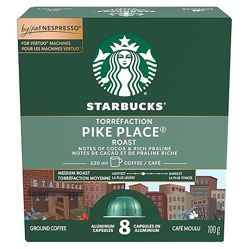 Starbucks Pike Place Roast for Nespresso Vertuo, 100 g - Coffee