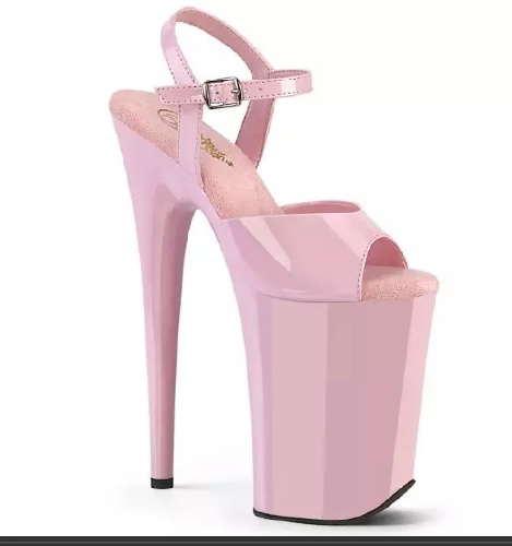Extreme Platform Heels INFINITY-909 - Baby Pink