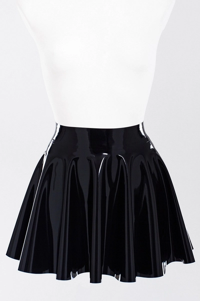 Latex fit-and-flare skirt at Bright&Shiny online store