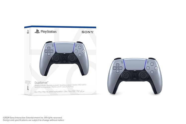 PlayStation DualSense Wireless Controller - Sterling Silver - Sterling Silver
