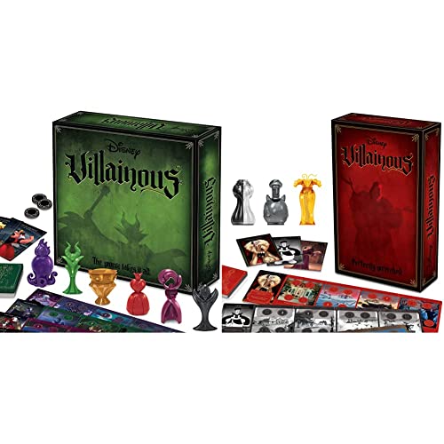 Ravensburger Disney Villainous Worst Takes It All - Family Board Games for Adults & Kids Age 10+ & Disney Villainous Perfectly Wretched - Strategy Board Game for Kids & Adults Age 10 Years Up - + Disney Villainous Perfectly Wretched