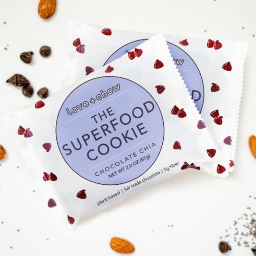 CHOCOLATE CHIA - 2 OZ - BOX OF 12 by Love + Chew