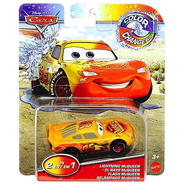 Lightning McQueen Disney Cars Farbwechsel, Maßstab 1:55