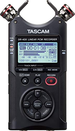 Tascam DR-40X grabadora de audio portátil de 4 pistas, usb2.0 - Grabadora de audio