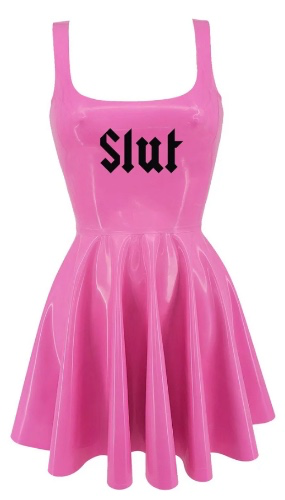 Latex bimbo dress 