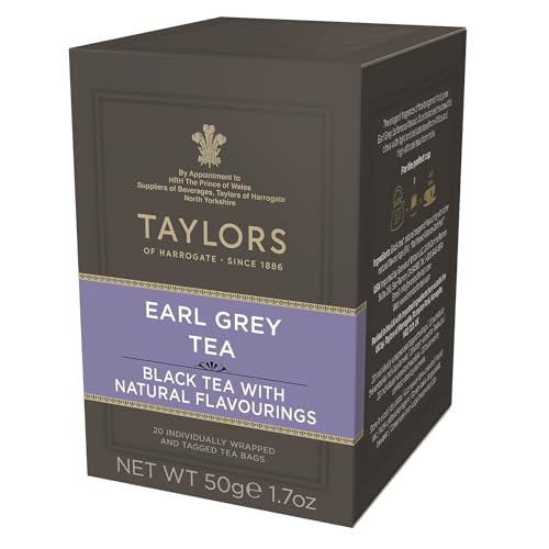 Taylors of Harrogate Earl Grey, 20 Teabags - Teabags - Earl Grey - 20 Count (Pack of 1)