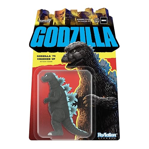 Super7 Toho Reaction Figures Wave 06 - Godzilla 1974 Charged Up Action Figure