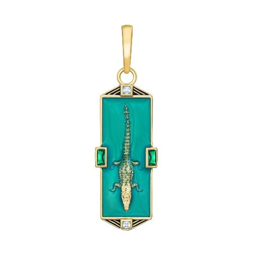 Alligator Charm | 18K Gold Plated