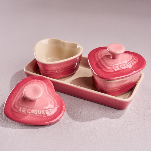 Le Creuset Petit Ramekin D'Amour Set In Rose Quartz | Default Title