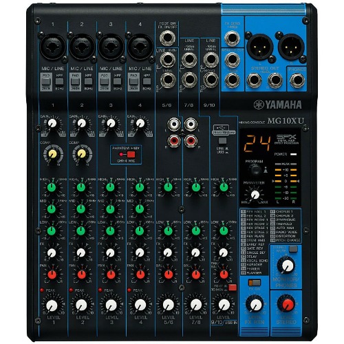 New - Yamaha MG10XU Analog 10-Channel Mixing Console w/ Built-In SPX Effects | Reverb