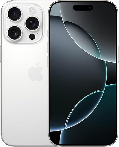 Apple iPhone 16 Pro Max, US Version, 256GB, White Titanium - Unlocked (Renewed Premium) - 256GB - White Titanium - Unlocked - Renewed Premium
