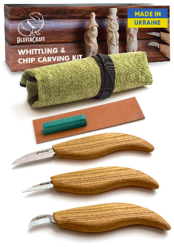 BeaverCraft Beginner Carving Set