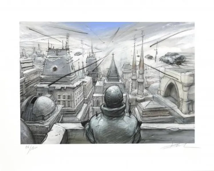 Enki Bilal • Pigment print MONSTER Numbered, Signed & limited to 100 copies.