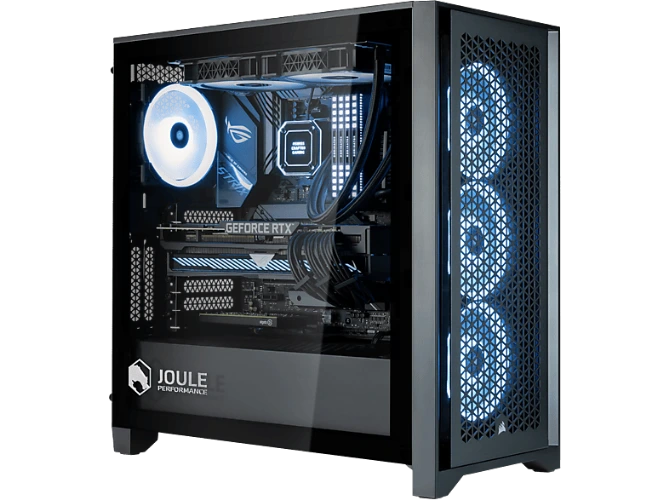 JOULE PERFORMANCE High End RTX4090 I9 - Gaming PC, Intel® Core™ i9, 2 TB SSD + 4 TB HDD, 32 GB RAM,  GeForce RTX™ 4090 (24 GB, GDDR6X), Schwarz | MediaMarkt