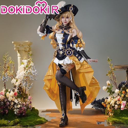 【Size S-3XL】DokiDoki-R Game Genshin Impact Cosplay Fontaine Navia Costume | S-PRESALE